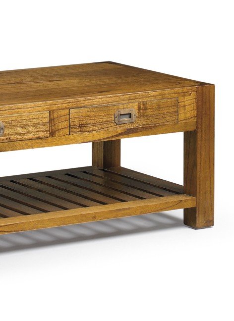 Mesa de centro Star 2 Cajones y estante 120x60x40 Ref. 1046/302891 Moycor 2