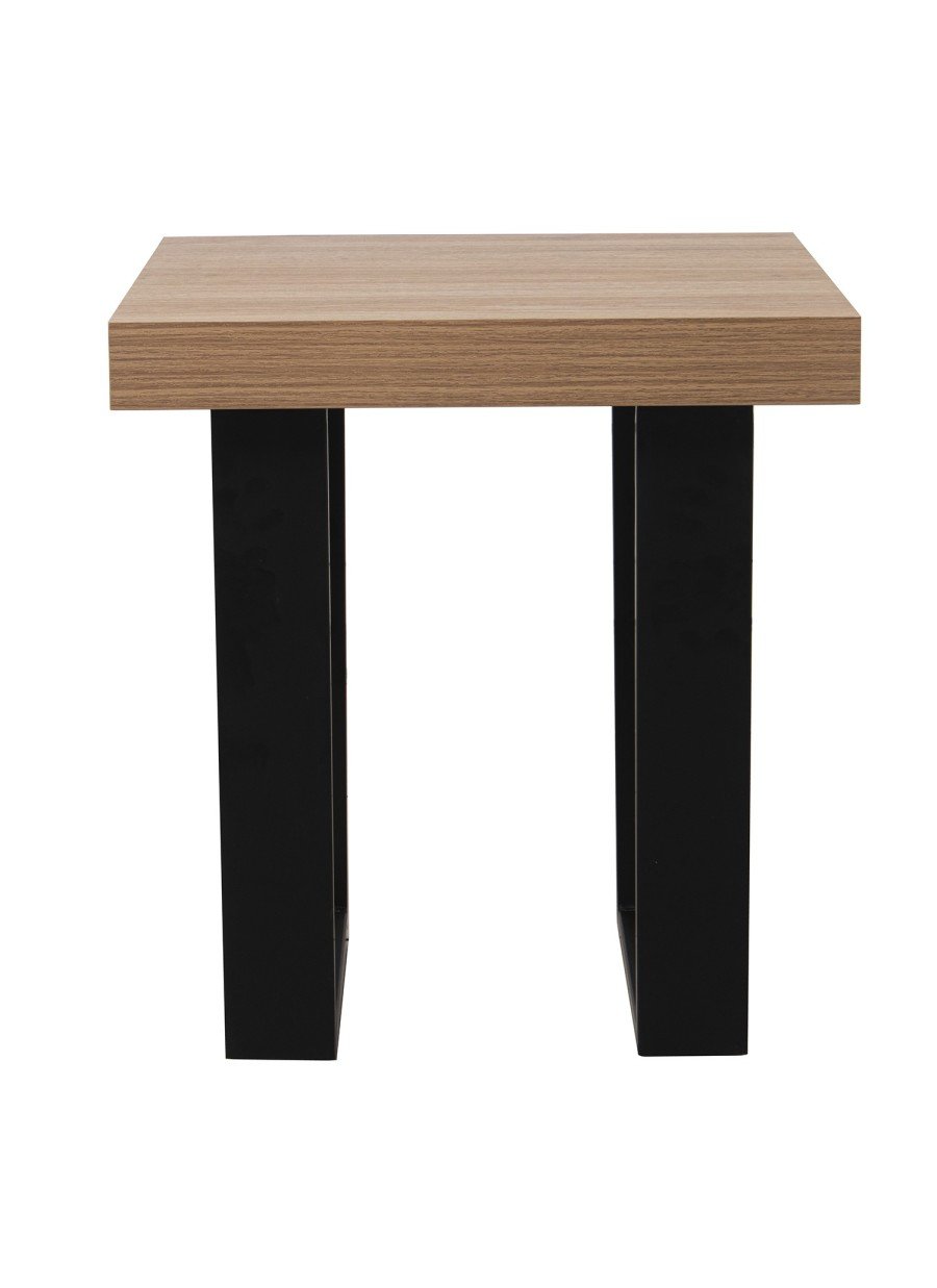 Mesa Nova Madera y Metal 50x50x50 cm