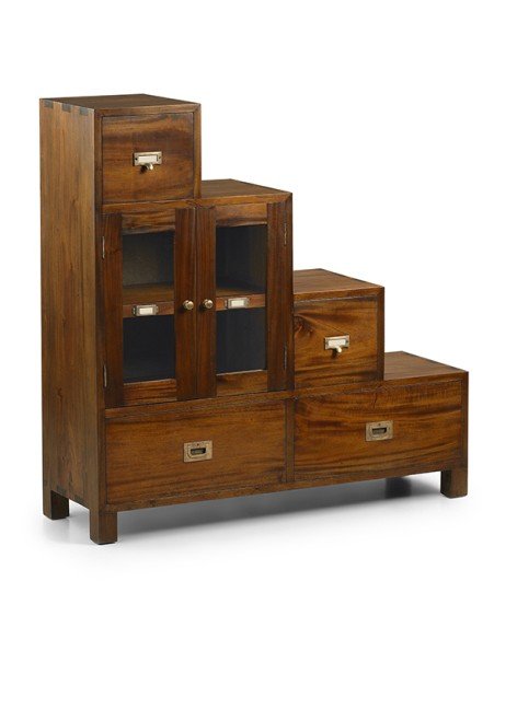 Mueble escalera Flamingo Izquierda 4 cajones y 2 puertas 100x32x100 Ref. 1046/143025I Moycor