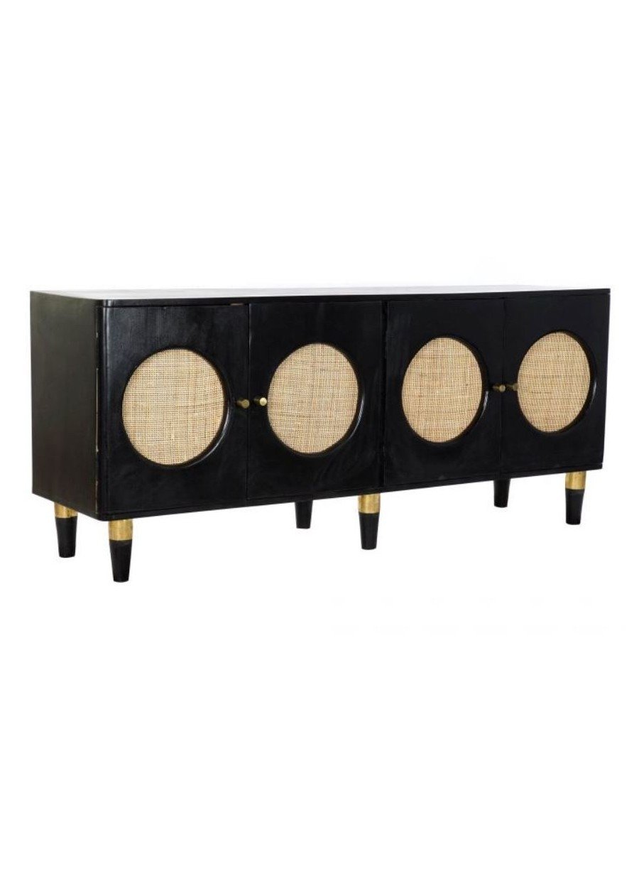 Buffet Sol Madera y Ratán 150X40X65 cm