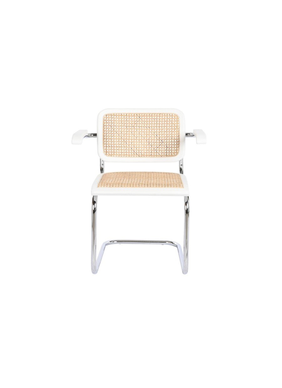 Silla Elisa Olmo Ratán 65,5x62x79 Blanco