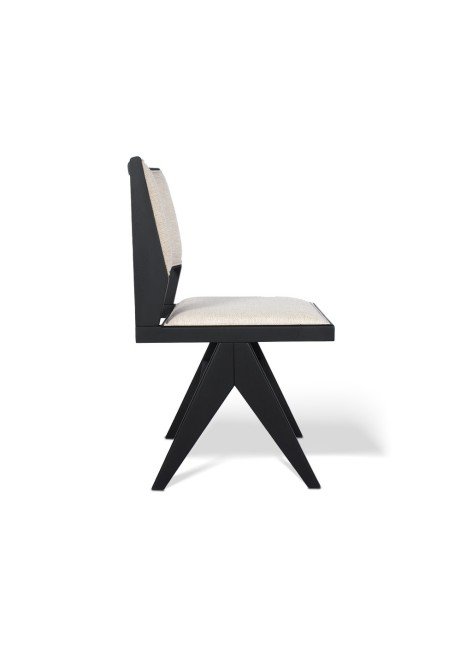 Silla Carpe Negro 44x47x88 cm 2