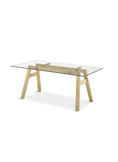 Mesa Perez Madera y Cristal... 2