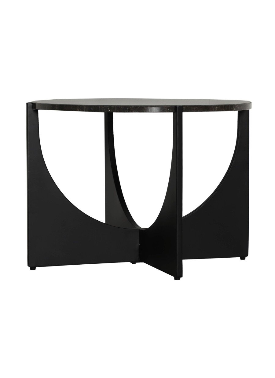 Mesa Auxiliar Fresnay Negro 63x63x45...