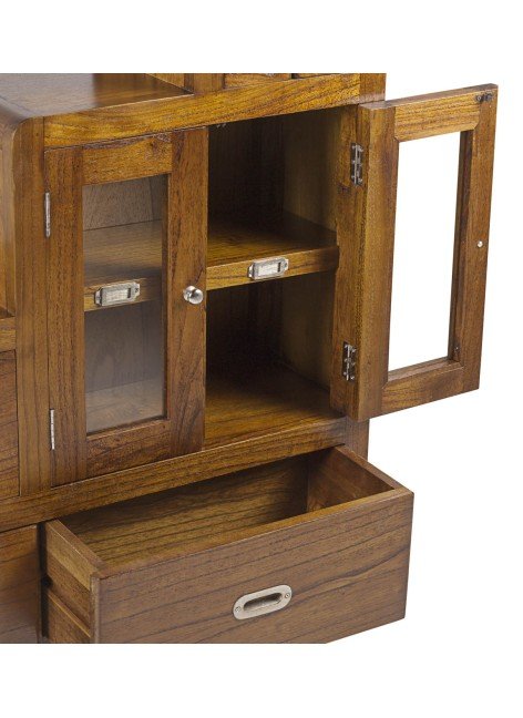 Mueble escalera Flash Derecha 4+3 Cajones y 2 puertas  98x25x98cm Ref. 1046/301504DMoycor 2