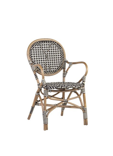 Sillón Bistro Negro 56x56x92cm