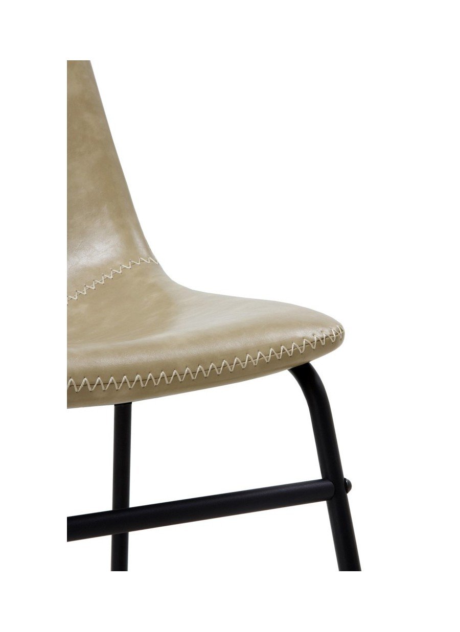 Silla Vilma Tapizada Crema 47x50x77 cm