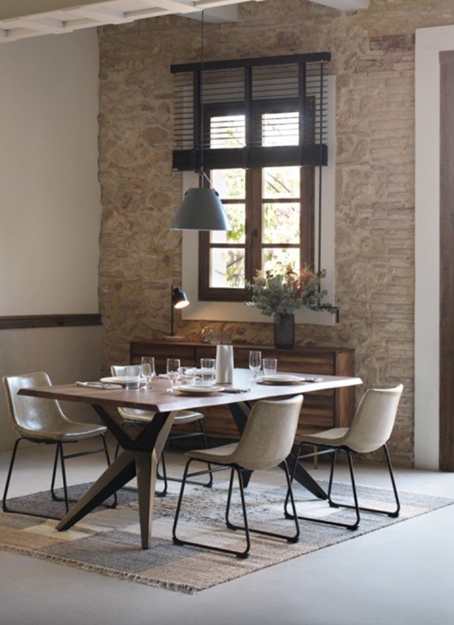 Pack 4 Sillas Vilma Crema 47x50x77 cm