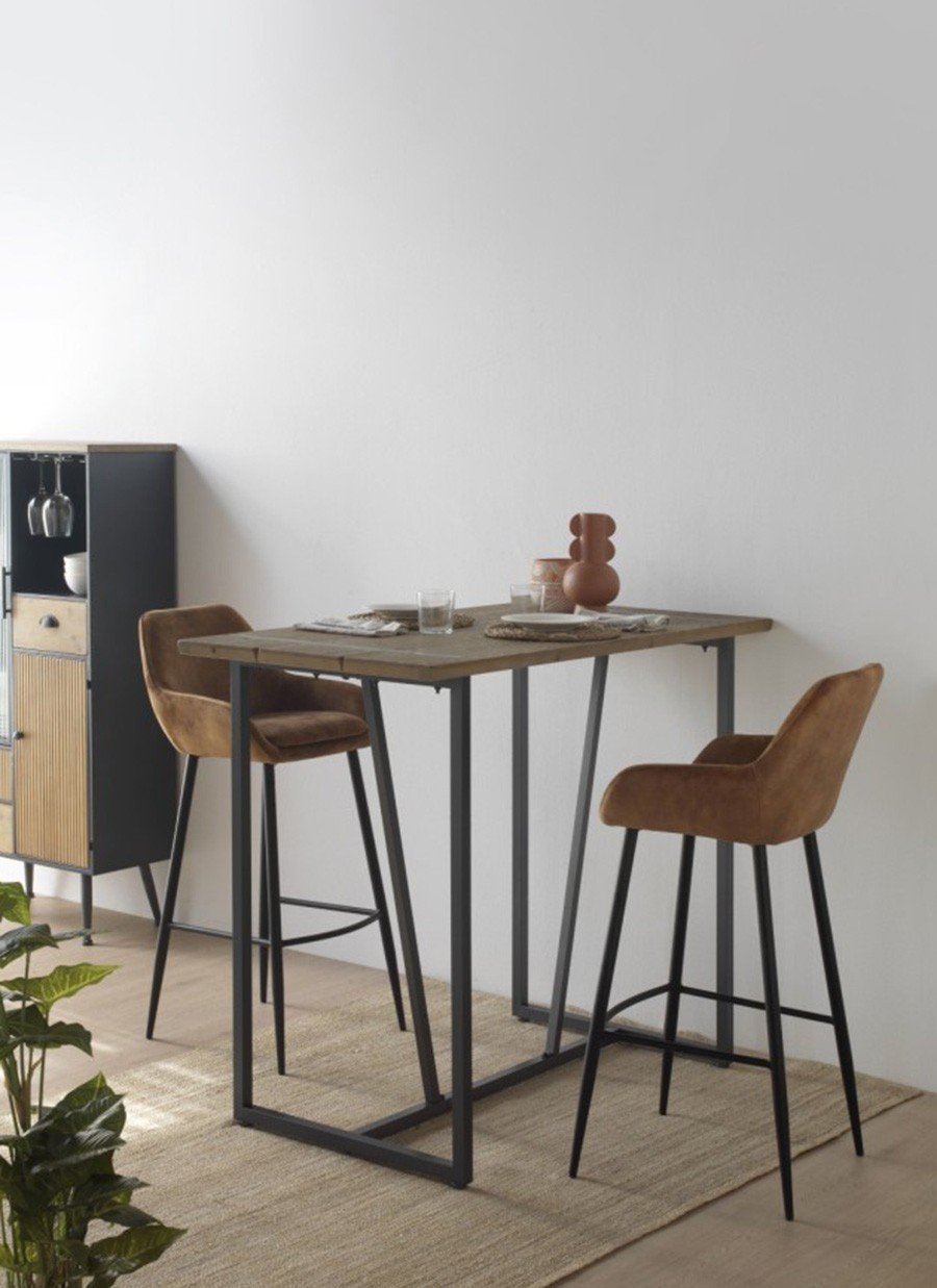 Mesa Bar Leonor Madera 130x70x105 cm