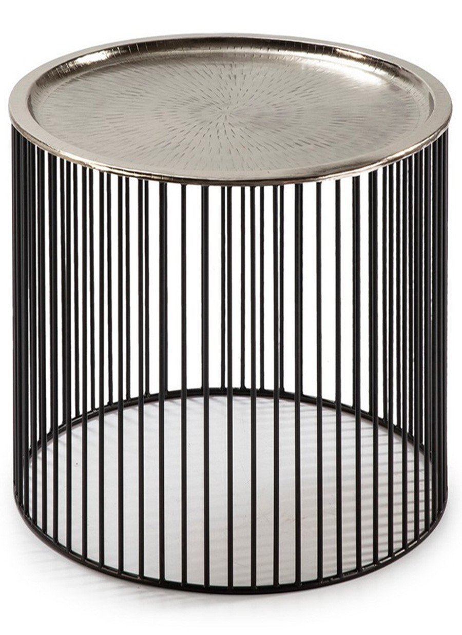 Mesa Luanda Plata 56x56x42 cm
