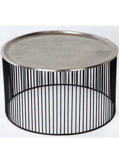 Mesa Luanda Plata 80x80x42 cm