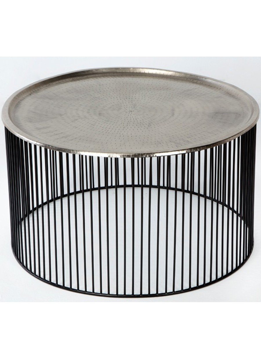 Mesa Luanda Plata 80x80x42 cm