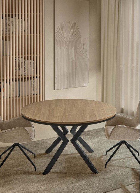 Mesa Silvia 120x120x76 cm