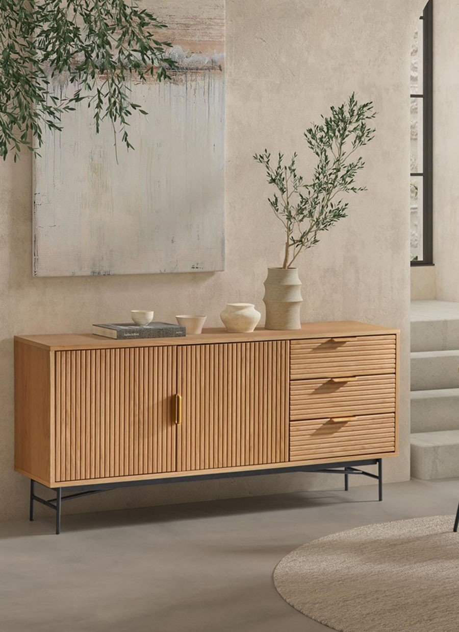 Aparador Tenie Madera 160x40x75 cm