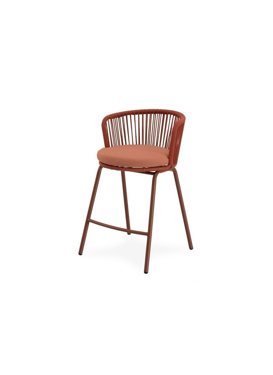 Taburete Pierre Terracota 88x56x59 cm