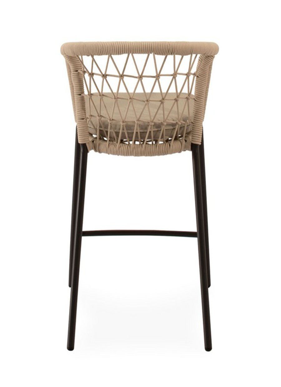 Taburete Cartago Beige Negro 56x90x57 cm