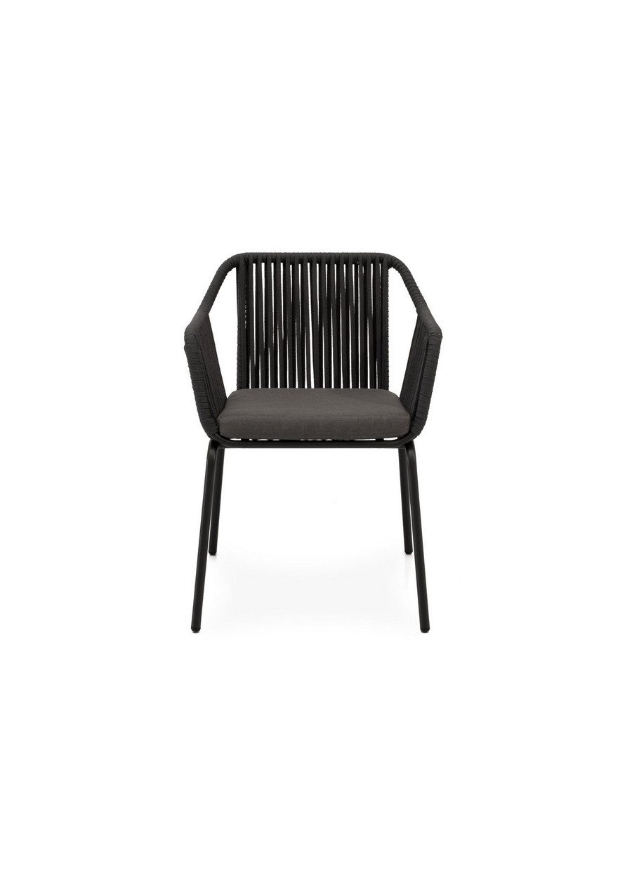 Silla Swann Gris 59x57x79,5 cm